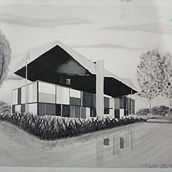 Mis incios. Architecture, and Watercolor Painting project by Nadia Colín - 08.24.2019