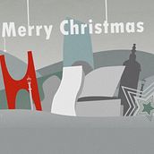 Motion graphics animación Navidad. Animação 2D, e Motion Graphics projeto de Yelena Grigorenko - 27.08.2017