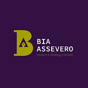 BIA ASSEVERO . Un proyecto de Diseño de logotipos y Diseño gráfico de Amagenta Studio - 05.11.2019