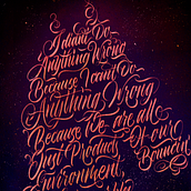 Bojack Lettering. Digital Illustration, Lettering, T, and pograph project by Héctor Tavera - 11.20.2018