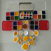 Mi Proyecto del curso: Elaboración de acuarelas artesanales. Watercolor Painting project by Enrique Díaz Cardeñoso - 08.28.2019