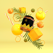 Mi Proyecto del curso: Diseño de sets en 3D para productos. 3D, 3D Animation, and Graphic Design project by Jhonatan Mata - 08.27.2019