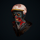 Zombie Police. Projekt z dziedziny 3D, Projektowanie gier, Projektowanie postaci 3D, Rzeźba, Gr i komputerowe użytkownika Andres Rendón - 28.08.2019
