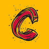 36daysoftype - C. Calligraph, Design, Traditional illustration, Lettering, T, and pograph project by Ale Hernández - 08.29.2019