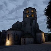 St. Pere de Galligants 3d real time. Un projet de 3D, Architecture , et Architecture numérique de Alex Moya Cardona - 29.08.2019