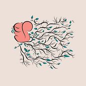 Bunny & the squirrel. Projekt z dziedziny R, sunek, Trad, c, jna ilustracja, Ilustracja c, frowa i Ilustracje dla dzieci użytkownika Carolina García Ávila - 04.05.2017