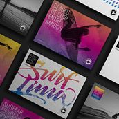 JOHNNY SURF. Br, ing e Identidade, Direção de arte, Design, Design de logotipo, Design gráfico, e Lettering projeto de Erik Yaranga - 01.09.2019