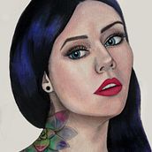 Mi Proyecto del curso: Retrato ilustrado en acuarela. Digital Illustration, and Watercolor Painting project by Andi Montes - 09.02.2019