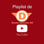 playlist de Diseño tutoriales RD. Design project by Moises Mota Joga - 09.03.2019