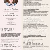 Curriculum . % Sandra Cañas Ocaña tarafından hazırlanan Editör, Ve al Tasarım projesi - 09.03.2019