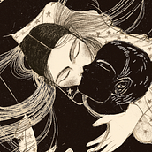 Seda - Alessandro Baricco. Projekt z dziedziny  Sztuki piękne,  R, sunek, R, sunek ołówkiem,  R, sunek art, st, czn, Trad, c i jna ilustracja użytkownika Rosario Lucas - 09.03.2019