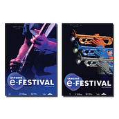 Samsung e-Festival Instrumental. Direção de arte, e Design de logotipo projeto de Gisela Gari - 06.09.2019