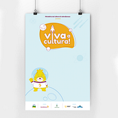 Viva a Cultura! Astrazeneca. Direção de arte, Design gráfico, Ilustração digital e Ilustração infantil projeto de Gisela Gari - 06.09.2019