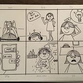 Cómic mudo: mi hijo adolescente. Comic project by Cati Coll Diaz - 09.07.2019