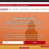Carlota Hurtado - Spanischlehrerin. Web Design project by Raquel García Arévalo - 02.07.2019