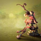 Nauvi el FAUNO  Creación de personajes: del 2D al 3D . Un progetto di 3D, Animazione 3D e Character design 3D di francisco Campos - 07.09.2019