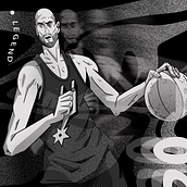 NBA 1. Un proyecto de Ilustración tradicional de David Flores - 08.09.2019