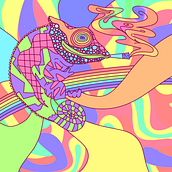 Proyecto para el curso: Psicodelia. Digital Illustration project by Juan Camilo Arevalo Blanco - 12.29.2019