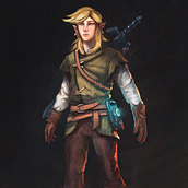 Link. Character Design project by Antar Castro - 09.09.2019