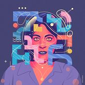 Colour rules everything around you. Graphic Design, Digital Illustration, T, and pograph project by Miguel Bucana - 09.09.2019