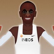Marathoners Ein Projekt aus dem Bereich Design von Figuren, Traditionelle Illustration, Digitale Illustration und Vektorillustration von Oscar MoMad - 19.02.2020