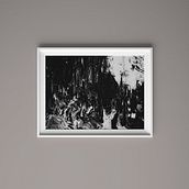 Burning cities. Fine Arts, Creativit, Drawing, Studio Photograph, Product Photograph, Traditional illustration, Painting, Acr, and lic Painting project by Gloria López Reina - 09.10.2018