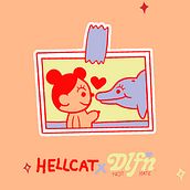 Love is Love  HELLCAT X Tony Delfino. Br, ing, Identit, Fashion Design, Character Design, Traditional illustration, and Screen Printing project by Maria Elena Ramirez Ortega - 09.11.2019
