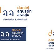 Mi Proyecto del curso Diseñar para comunicar: Isologotipo personal. Logo Design, and Graphic Design project by Daniel Agustin Araujo - 03.21.2021