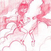 dibujos sobre abrazar una nube. Un proyecto de Dibujo, Dibujo a lápiz, Dibujo artístico, Escritura e Ilustración tradicional de miranda rosales - 12.09.2019