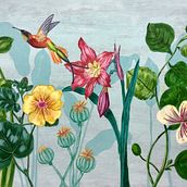 Mi Proyecto del curso: Pintura botánica con acrílico. Acr, and lic Painting project by Ori Inda - 09.14.2019