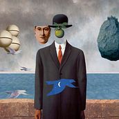 Animación Magritte . Animation, 2D Animation, Film, Film, Video, TV, Video Editing, Script, Motion Graphics, Photograph, Post-production, Audiovisual Post-production, Filmmaking, and Video project by Álvaro Pérez Sempere - 08.30.2019