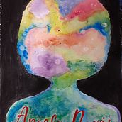 La mente es un universo. Traditional illustration, and Watercolor Painting project by Norma Nacsa - 02.20.2020