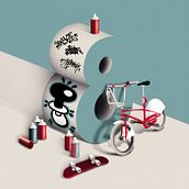 Barcelona Numbers. Traditional illustration project by DAQ - 09.17.2019