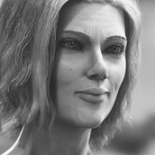 Scarlett Johansson fanart. 3D Character Design, and 3D Modeling project by Javier Lorente Preciado - 09.17.2019