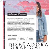 CV . Projekt z dziedziny Projektowanie graficzne użytkownika Alejandra Montoya - 19.09.2019