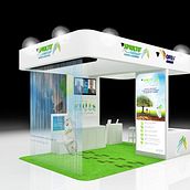 Diseño de stand Boehringer . % M. Mercedes Aramendia Ramos tarafından hazırlanan 3D, İç Mimarlık, Markalaşma ve Kimlik, Set Tasarımı, Ola, lar, İnfografikler, Ve 3D Modelleme projesi - 09.19.2019