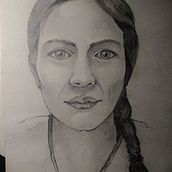 Retrato realista con lápiz de grafito. Pencil Drawing project by Antonio de Haro Garzón - 09.19.2019
