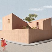 Mi Proyecto del curso: Representación gráfica de proyectos arquitectónicos. Architecture, and Collage project by Viridiana Botello - 09.19.2019