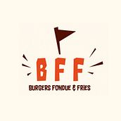 BFF- Burger, Fries & Fondue. Projekt z dziedziny Br, ing i ident, fikacja wizualna, Projektowanie logot, pów i Portale społecznościowe użytkownika Capital Buró Advertising - 22.06.2018