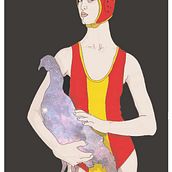 Buceadoras. Un proyecto de Ilustración tradicional e Ilustración digital de Eugenia Martin-Crespo - 20.09.2019