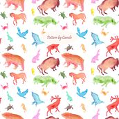 Pattern Acuarela. Design gráfico, Pattern Design, e Pintura em aquarela projeto de Camilo Romero - 20.09.2019