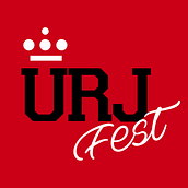 Identidad gráfica y usos para festival URJFest. Br, ing, Identit, Design, Poster Design, Logo Design, Graphic Design, and Content Marketing project by Lucía Gutiérrez Tenorio - 09.21.2019