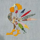 Ilustración con hilos....mi proyecto final. Embroider project by Lizbeth concepción Aguirre Loeza - 09.22.2019