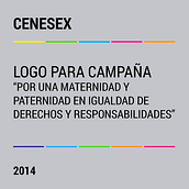 CENESEX Logo para Campaña "POR UNA MATERNIDAD y PATERNIDAD EN IGUALDAD DE DERECHOS Y RESPONSABILIDADES". Un progetto di Direzione artistica e Design di loghi di Alejandro Cervantes - 05.10.2014