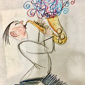 JAZZ. Drawing project by Helio Bueno - 10.30.2019