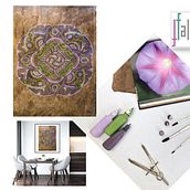 @falco_arte mandalas es uno de mis proyectos de instagram. Arts, Crafts, Fine Arts, Artistic Drawing, Acr, and lic Painting project by Fabiola Falcó - 09.25.2019