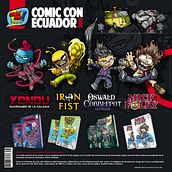 Comic con Ec . Character Design, Digital Illustration, and Vector Illustration project by Daniel Carrillo - 08.23.2019