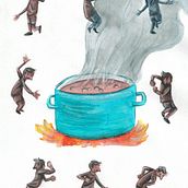 La maravillosa medicina de Jorge - Roald Dahl . Children's Illustration project by Víctor Navarro Mediavilla - 09.26.2019