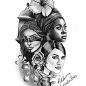 Mi Proyecto del curso: Un 10% de la raza puertorriqueña. Collage, Drawing, and Tattoo Design project by Kelvin Omar Herrera Cruz - 09.26.2019