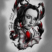 Mi Proyecto del curso: Diseño e ilustración digital de tatuajes con Procreate. Design, and Tattoo Design project by Rick Muz - 09.27.2019